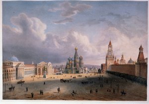 View of the Red Square in Moscow