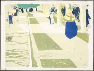 The Avenue, Plate Two from Landscapes and Interiors by Édouard Jean Vuillard