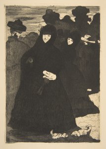 At the Prado, 1863, reworked ca. 1867