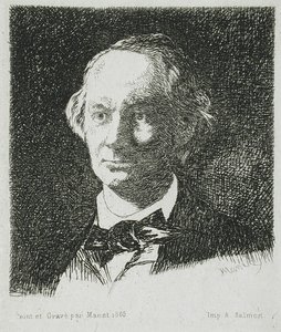 Baudelaire from the Front by Édouard Manet