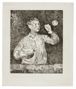 Boy Blowing Soap Bubbles by Édouard Manet