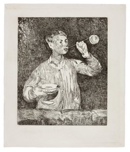 Boy Blowing Soap Bubbles by Édouard Manet