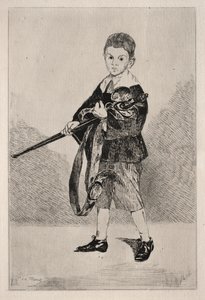 Child with Sword, Turned to the Left by Édouard Manet