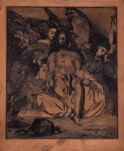 Dead Christ with Angels