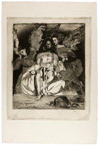 Dead Christ with Angels