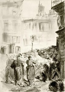 The Barricade by Édouard Manet