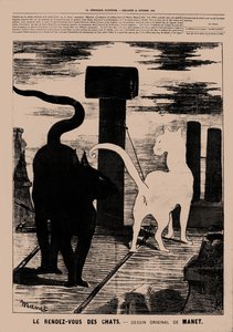 Le Rendez-vous des Chats by Édouard Manet
