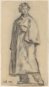 Man Wearing a Cloak