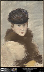 Mery Laurent Wearing a Small Toque by Édouard Manet
