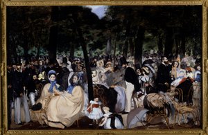 Music in the Tuileries Gardens by Édouard Manet