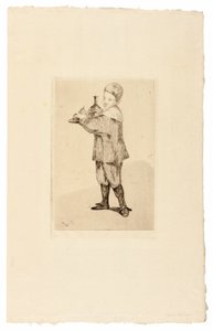 The Boy Carrying a Tray by Édouard Manet