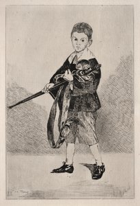 The Boy with a Sword by Édouard Manet