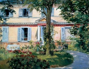 The House at Rueil, 1882 by Édouard Manet