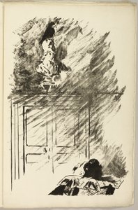 The Raven on the Bust of Pallas, from The Raven by Édouard Manet