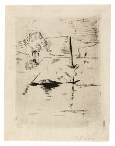 The River in the Plain by Édouard Manet