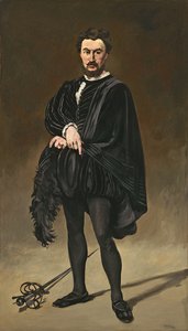 The Tragedian Actor (Rouviere as Hamlet) by Édouard Manet