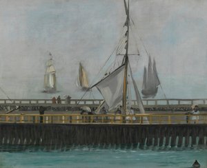 The Jetty of Boulogne-sur-Mer, 1868 by Édouard Manet