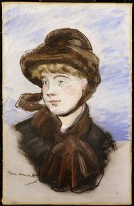 Young Girl in a Brown Hat