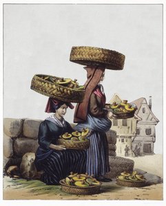 Mushrooms traders by Edouard Pingret