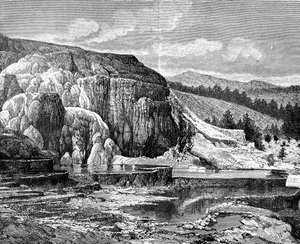 Mammoth Hot Springs, Yellowstone National Park, USA