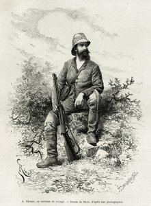 Portrait of Emile Arthur Thouar by Edouard Riou