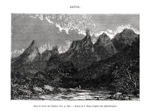 Serra dos Órgãos, Brazil by Edouard Riou