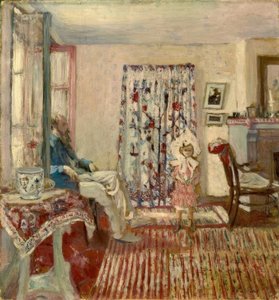 K.-X. Roussel and Daughter by Edouard Vuillard