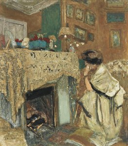 Madame Hessel by the Fireplace
