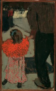 Girl with Red Scarf by Edouard Vuillard