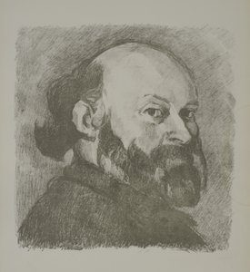 Portrait of Cézanne by Edouard Vuillard