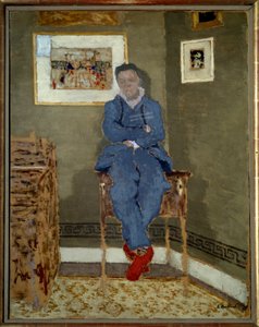 Portrait of the Painter Felix Vallotton by Edouard Vuillard