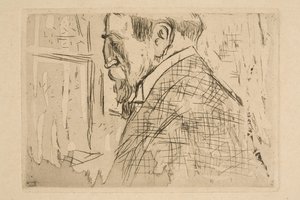 Portrait of Théo Van Rysselberghe by Edouard Vuillard