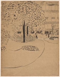 The Square by Edouard Vuillard