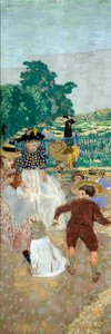 The Public Gardens: The Nurses (detail) by Edouard Vuillard
