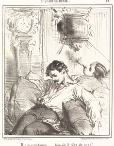 He Has a Nightmare... by Edouard de Beaumont