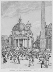 Acclamation to Pius IX in Piazza del Popolo