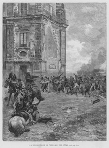 The Revolution of Palermo in 1820 by Edouardo Matania