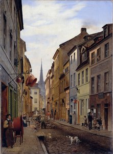 Parochialstraße by Eduard Gaertner