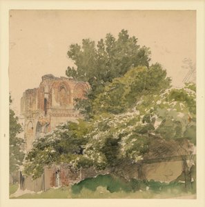 Lehnin Abbey by Eduard Gaertner