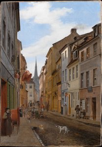 Parochial Street in Berlin by Eduard Gaertner