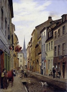 Parochial Street in Berlin by Eduard Gaertner