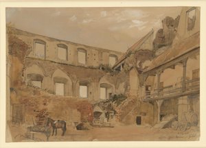 Castle Ruin in Gollub, Courtyard View