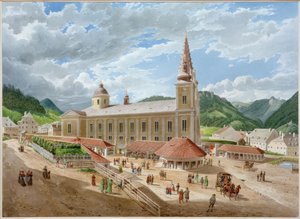The Basilica of Mariazell from the Church Square