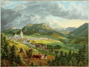 Mariazell from the Bürgeralpe