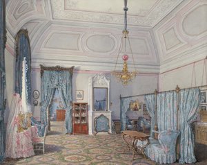 Interiors of the Winter Palace: The Fifth Reserved Apartment, The Bedroom of Grand Princess Maria Alexandrovna