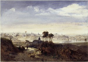 View of São Paulo by Eduard Hildebrandt