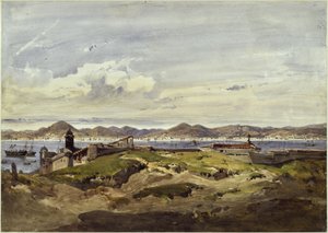 Panorama of Rio de Janeiro by Eduard Hildebrandt