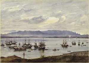 Panorama of Rio de Janeiro by Eduard Hildebrandt