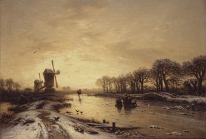 Spreewald in Winter