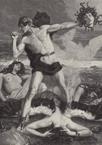 Perseus Beheads Medusa by Eduard Kaempffer